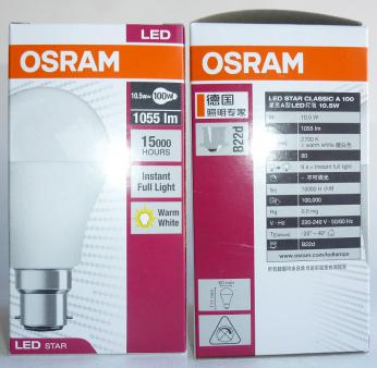 OSRAM 10.5W LED Star Classic A review